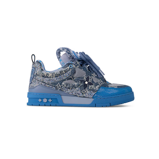 Louis Vuitt@n Skate – Azules con diamantes